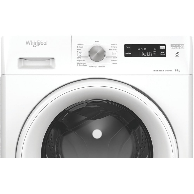 Whirlpool FFS P87 IT washing machine Front-load 8 kg 1200 RPM White
