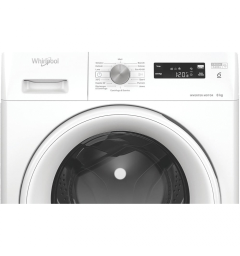 Whirlpool FFS P87 IT lavadora Carga frontal 8 kg 1200 RPM Blanco