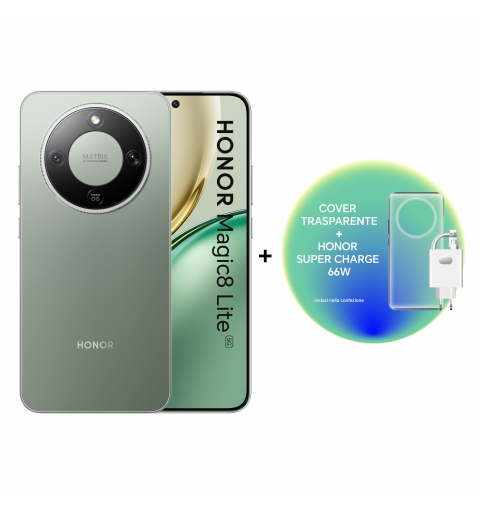 Honor Magic8 Lite 5G 17,2 cm (6.79") MagicOS 9.0 USB Tipo C 8 GB 512 GB 7500 mAh Verde
