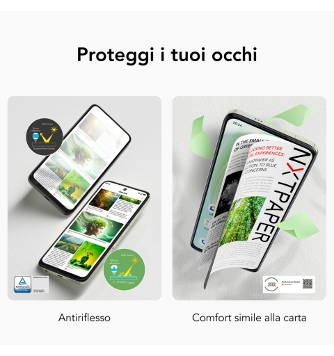 TCL 60 SE NXTPAPER 5G 17 cm (6.7") Android 15 USB Tipo C 8 GB 256 GB 5200 mAh Verde, Color menta