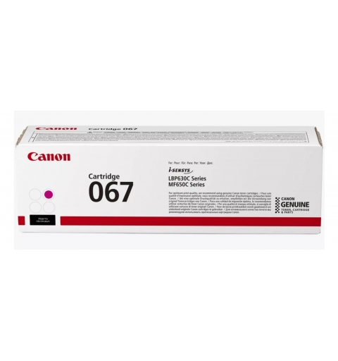 Canon 067 cartuccia toner 1 pz Originale Magenta