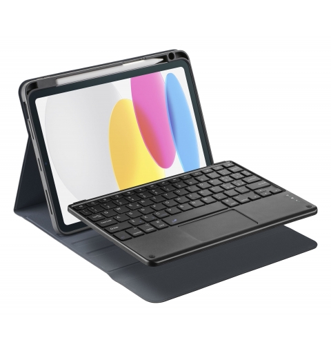 Cellularline Keymag Case Wireless keyboard case for iPad 11" with Italian QWERTY layout, magnetic attachment, adjustable stand.