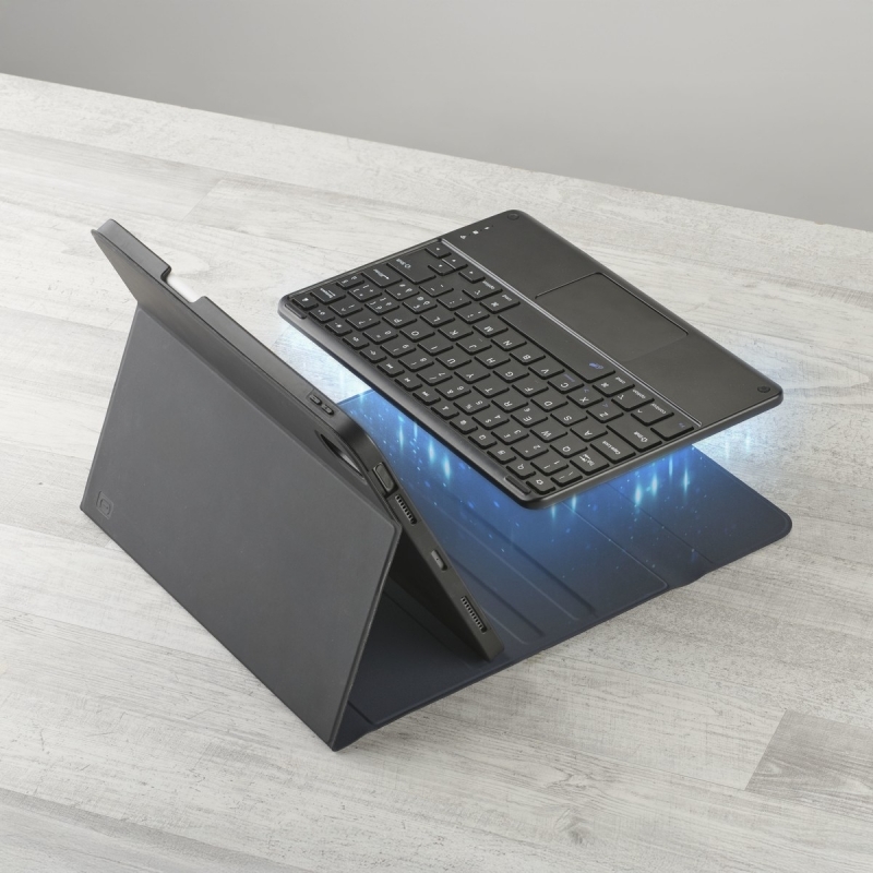 Cellularline Keymag Case Custodia con tastiera wireless per iPad 11" con layout italiano QWERTY, attacco magnetico, supporto