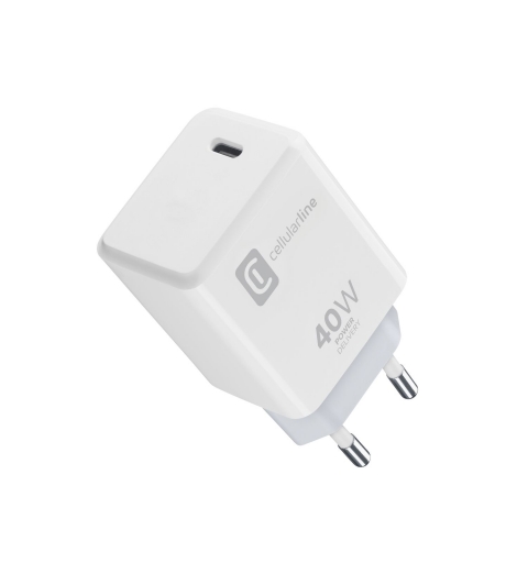 Cellularline 40W USB-C Netzladegerät – Apple Dedicated 40W USB-C Power-Delivery-Ladegerät, ideal für iPhone 17 und iPad Pro