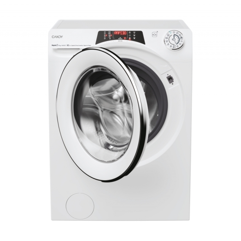Candy RapidÓ RO 486DWMC7 1-S machine à laver Charge avant 8 kg 1400 tr min Blanc