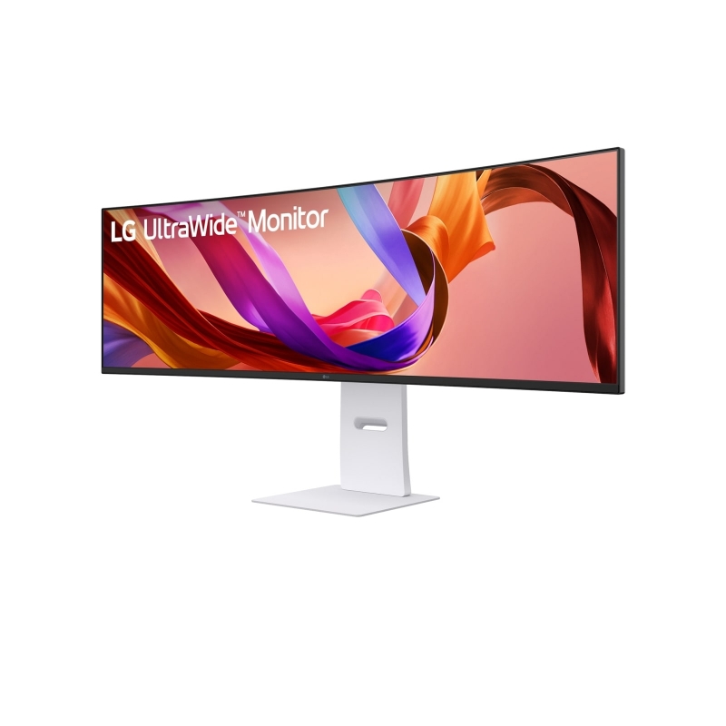 LG 49U950A-W écran plat de PC 124,5 cm (49") 5120 x 1440 pixels Dual QHD LED Noir, Blanc
