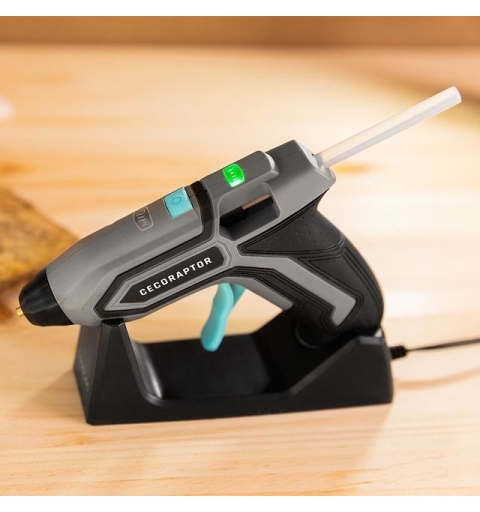 Cecotec CecoRaptor Perfect Fix 360 X-Treme Pistola de cola termofusible Negro, Azul