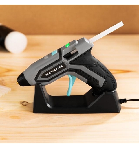 Cecotec CecoRaptor Perfect Fix 360 X-Treme Pistola de cola termofusible Negro, Azul