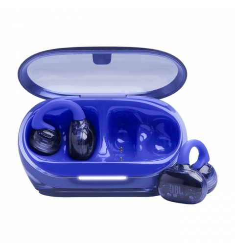 JBL Soundgear Clips Casque True Wireless Stereo (TWS) Crochets auriculaires Appels Musique Bluetooth Bleu