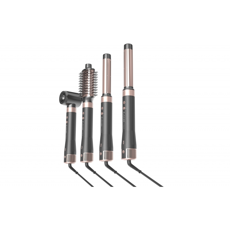 GA.MA Multistyler UniQ Aura Airflow Grau, Pink 1500 W 1,8 m