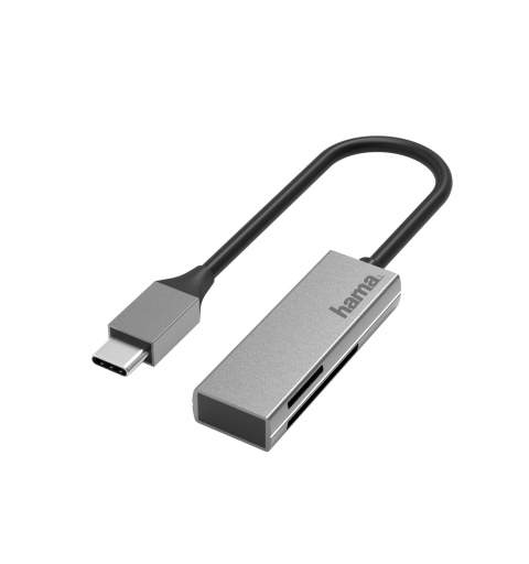 Hama 00200131 Kartenleser USB 3.2 Gen 1 (3.1 Gen 1) Type-C Silber