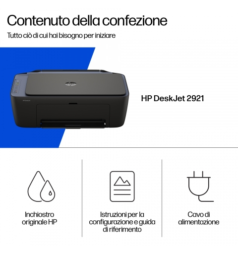 HP DeskJet 2921 Wireless All-in-One Farbe Drucker