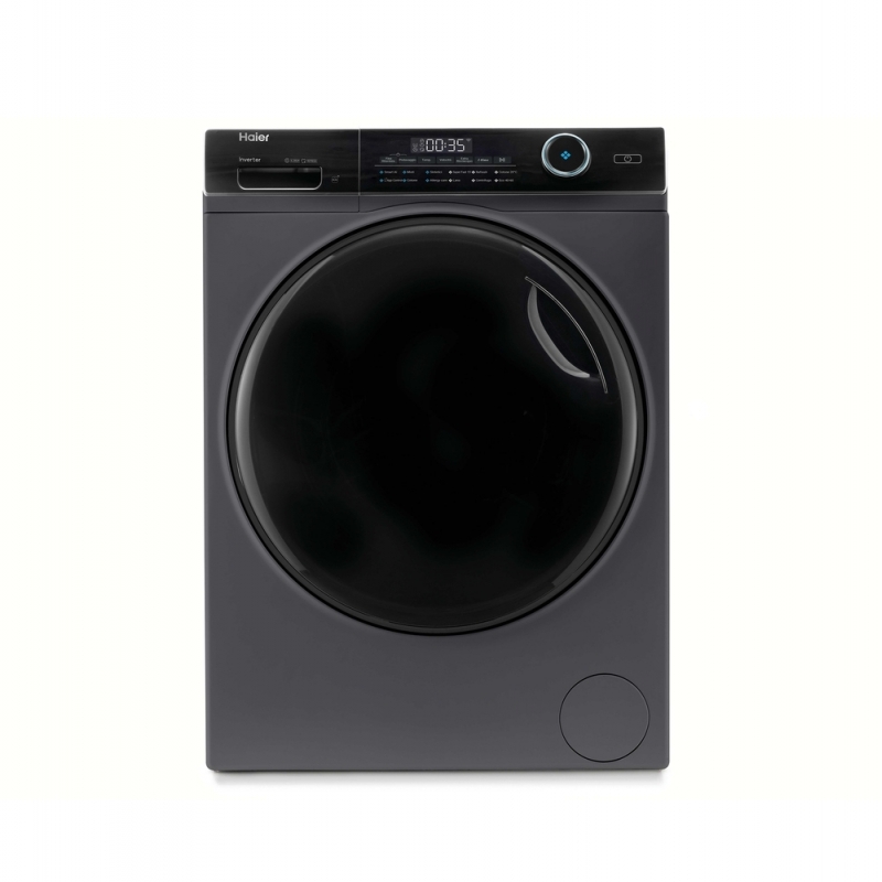 Haier I-Pro Series 5 I-Pro Serie 5, Lavatrice Slim 10 KG, 40% più efficente della classe A, 1400 giri, Antracite, Inverter,