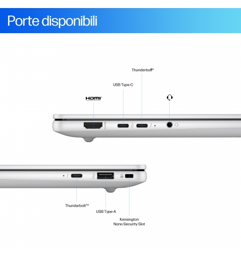 HP EliteBook X G1a Next Gen AI PC Wolf Pro Security Edition Copilot+ PC AMD Ryzen AI 7 PRO 360 Computer portatile 35,6 cm (14")