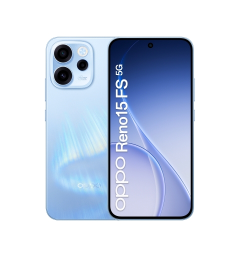 OPPO Reno15 FS 5G 16,7 cm (6.57") SIM doble Android 16.0 USB Tipo C 8 GB 512 GB 6500 mAh Azul