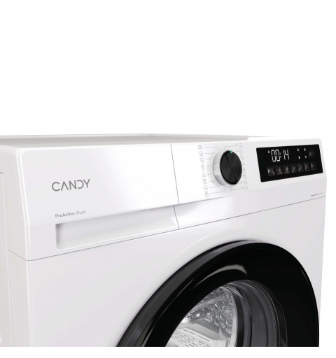 Candy ProWash 300, Lavatrice Slim 8 KG, 10% più efficente della classe A, 1400 giri, Bianco, Inverter, Fresh Vapor, 8 Cicli