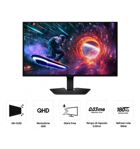 Samsung G50F computer monitor 68.6 cm (27") 2560 x 1440 pixels Quad HD OLED Black