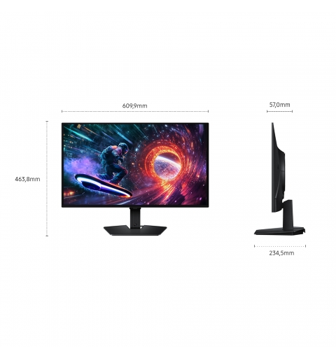 Samsung G50F Computerbildschirm 68,6 cm (27") 2560 x 1440 Pixel Quad HD OLED Schwarz