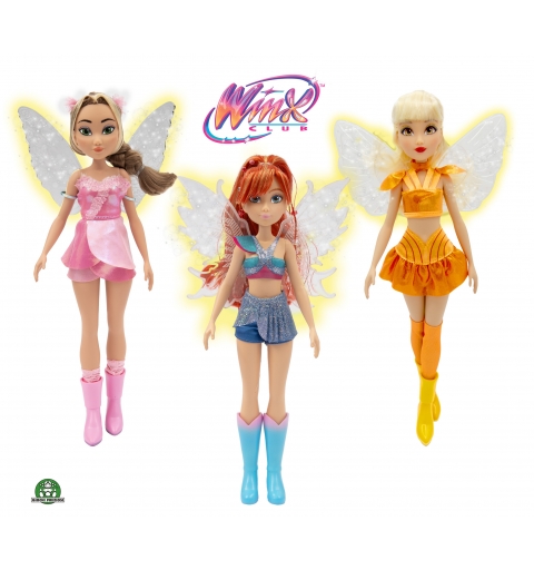 GP TOYS Winx - Poupée 26 cm Ailes Lumineuses - Asst