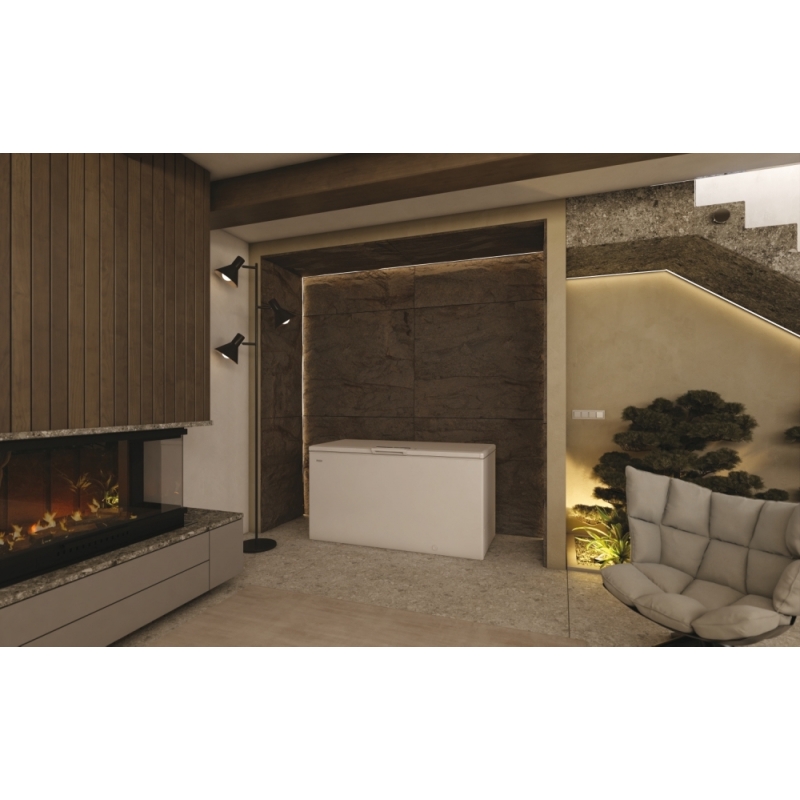 Haier HCE520D Congélateur coffre Pose libre 508 L Blanc