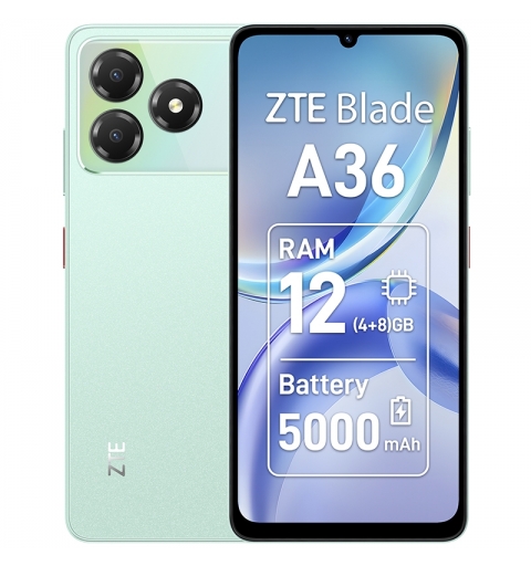 ZTE Blade A36 17,1 cm (6.75") Dual-SIM Android 15 4G USB Typ-C 4 GB 64 GB 5000 mAh Grün