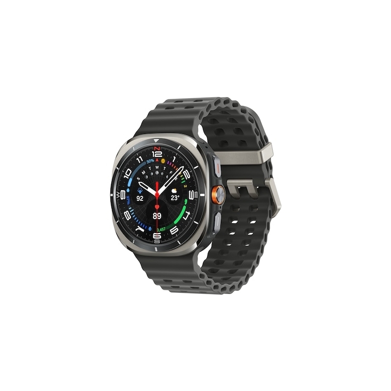 Samsung Galaxy Watch Ultra 3,81 cm (1.5") AMOLED 47 mm Digital 480 x 480 Pixel Touchscreen 4G Silber, Titan WLAN GPS