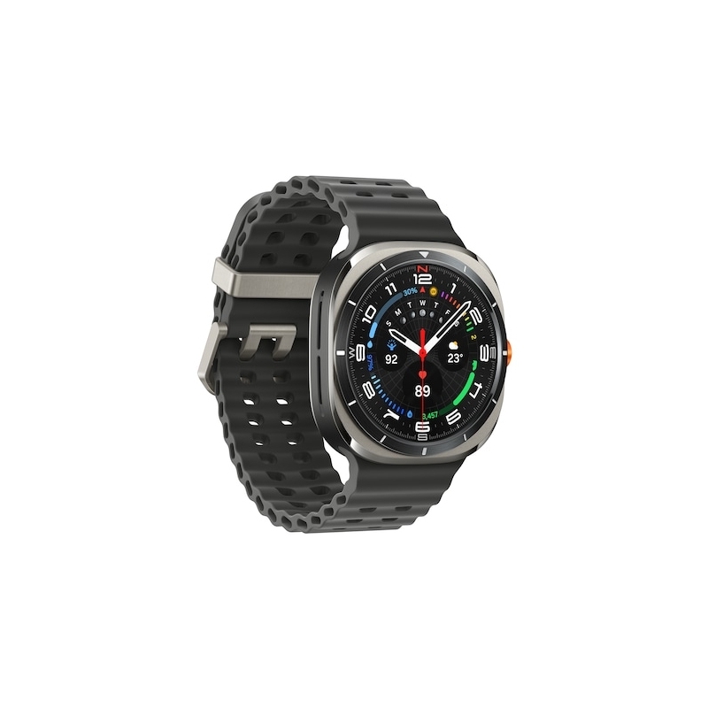Samsung Galaxy Watch Ultra 3,81 cm (1.5") AMOLED 47 mm Digital 480 x 480 Pixel Touchscreen 4G Silber, Titan WLAN GPS
