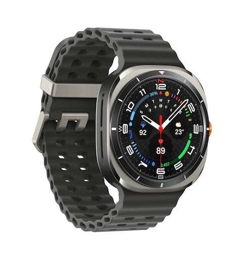 Samsung Galaxy Watch Ultra 3,81 cm (1.5") AMOLED 47 mm Digitale 480 x 480 Pixel Touch screen 4G Argento, Titanio Wi-Fi GPS