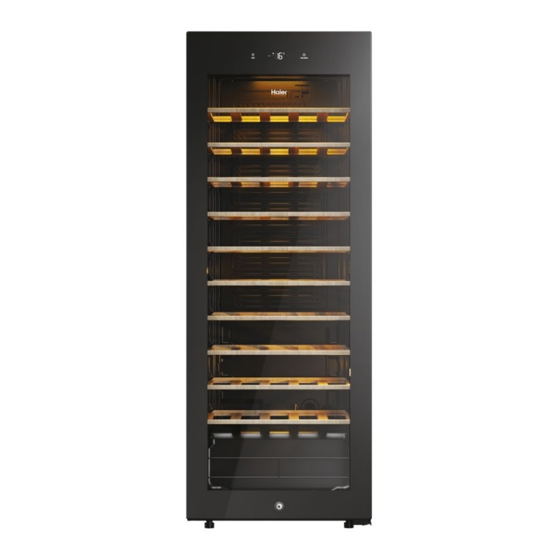 Haier Wine Bank 50 Serie 3 HWS58GGH1 Freestanding Black 58 bottle(s)