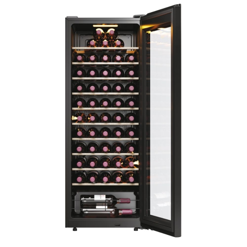 Haier Wine Bank 50 Serie 3 HWS58GGH1 Independiente Negro 58 botella(s)