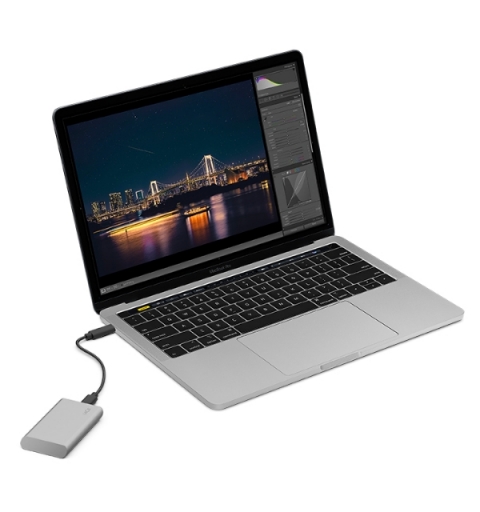 LaCie STKS1000400 unità esterna a stato solido Tecnologia Thunderbolt 1 TB USB tipo-C 3.2 Gen 2 (3.1 Gen 2) Argento