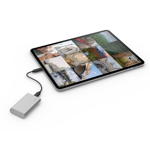 LaCie STKS1000400 unità esterna a stato solido Tecnologia Thunderbolt 1 TB USB tipo-C 3.2 Gen 2 (3.1 Gen 2) Argento