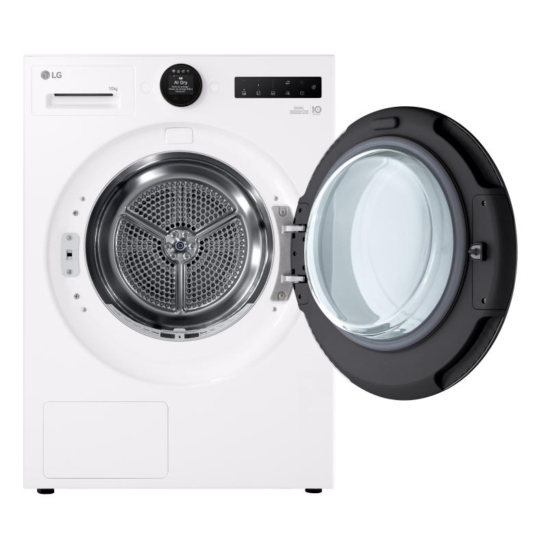 LG RHX7010TWB tumble dryer Freestanding Front-load 10 kg White
