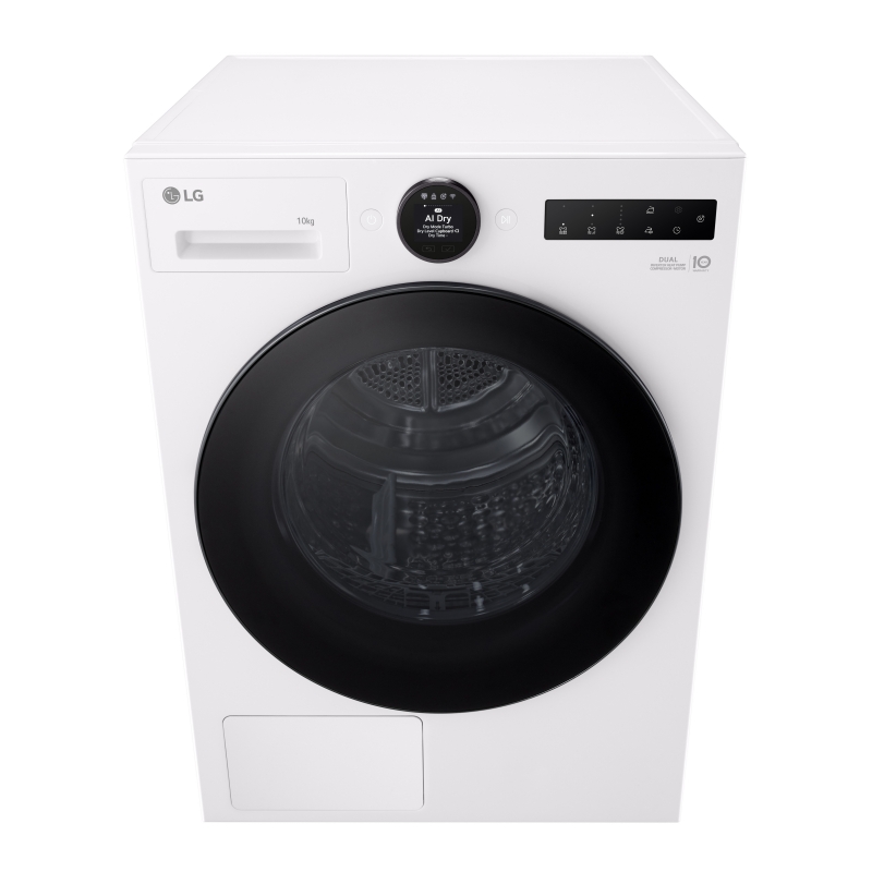 LG RHX7010TWB tumble dryer Freestanding Front-load 10 kg White