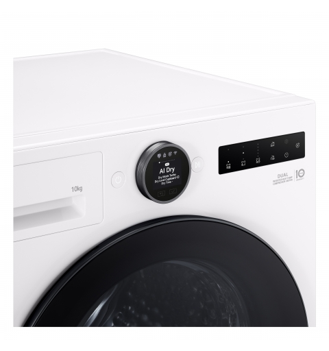 LG RHX7010TWB Wäschetrockner Freistehend Frontlader 10 kg Weiß