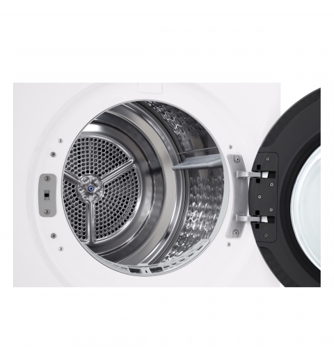 LG RHX7010TWB tumble dryer Freestanding Front-load 10 kg White