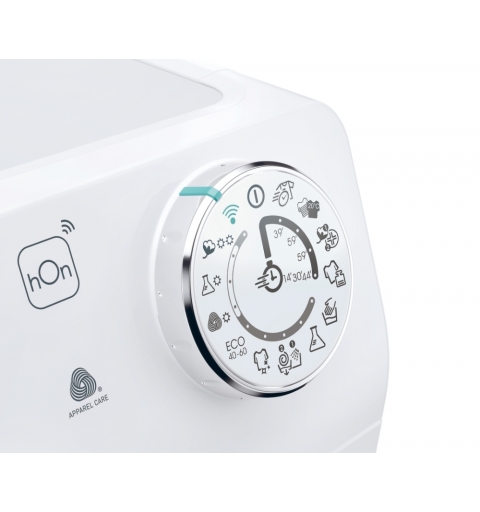 Candy RapidÓ PRO RPW4856BWMUC-S machine à laver avec sèche linge Pose libre Charge avant Blanc