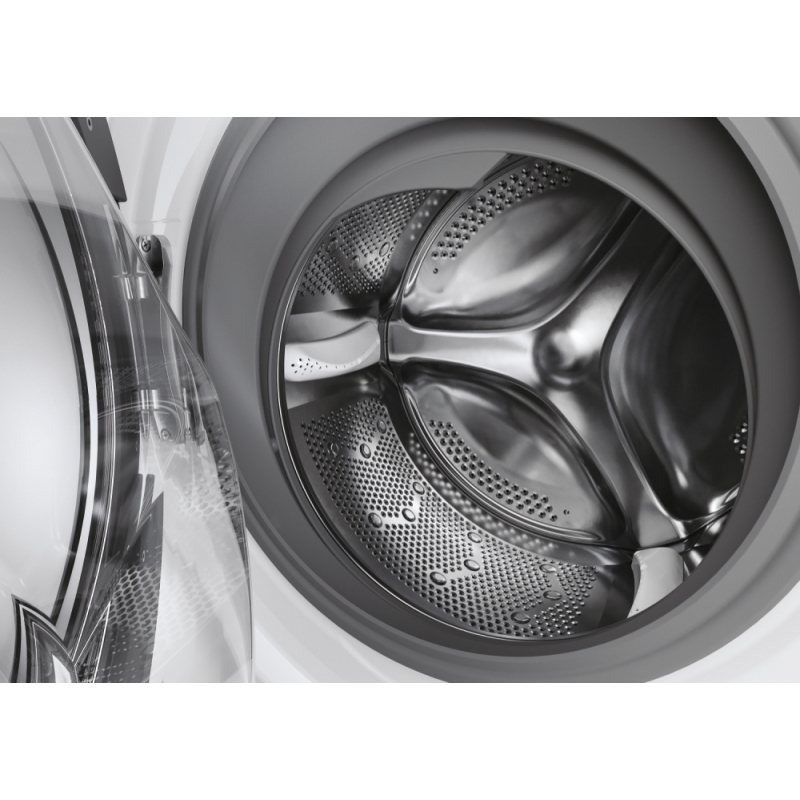 Candy RapidÓ PRO RPW4856BWMUC-S machine à laver avec sèche linge Pose libre Charge avant Blanc