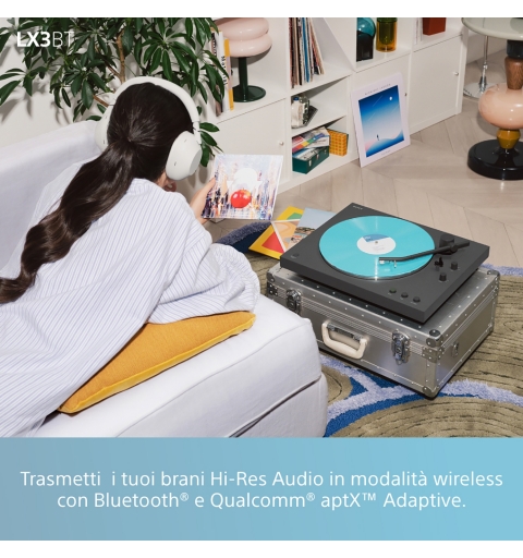 Sony PS-LX3BT Tourne-disque entraîné par courroie Noir Automatique