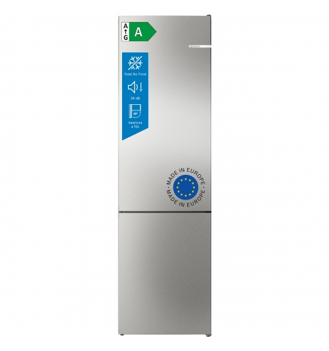 Bosch Serie 4 KGN392I1F fridge-freezer Freestanding 363 L Stainless steel