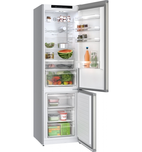 Bosch Serie 4 KGN392I1F fridge-freezer Freestanding 363 L Stainless steel