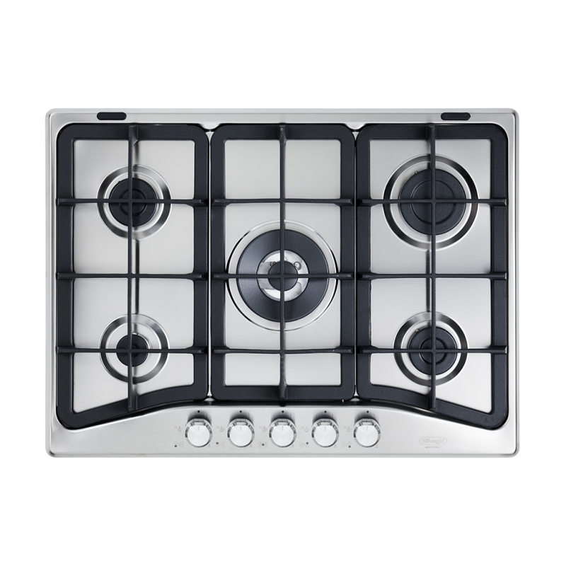 De’Longhi PFI 57 GH plaque Acier inoxydable Intégré 68 cm Gaz 5 zone(s)