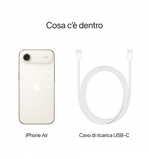 Apple iPhone Air 16,5 cm (6.5") Dual-SIM iOS 26 5G USB Typ-C 256 GB Gold