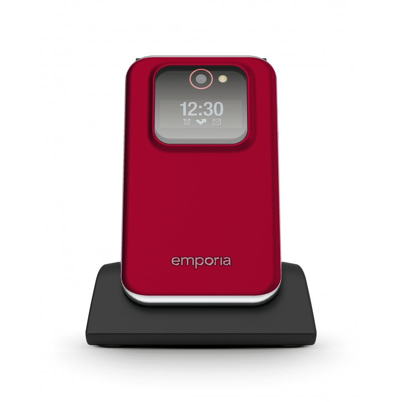 Emporia emporiaJOY-LTE 7.11 cm (2.8") 115 g Red Senior phone