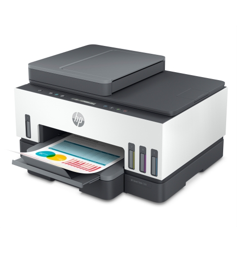 HP Smart Tank 7305 Wireless All-in-One Farbe Drucker, Beidseitiger Druck Kopierer, Scanner
