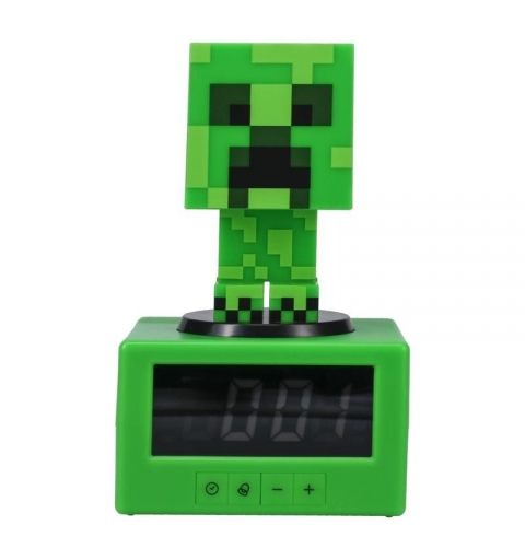 Paladone Creeper Icon Digitaler Wecker Grün