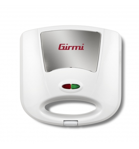 Girmi TS03 Sandwich-Toaster 750 W Edelstahl, Weiß