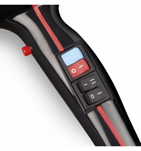 Ferrari TextaPro Haartrockner 2000 W Schwarz, Rot