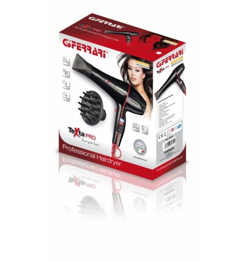 Ferrari TextaPro sèche-cheveux 2000 W Noir, Rouge