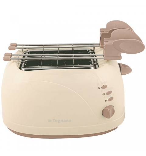 Tognana Porcellane D2DTN03IRCH grille-pain 6 2 part(s) 750 W Champagne